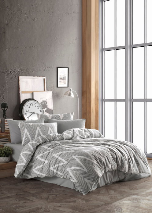 L'essentiel linge de maison Olivia - Gris